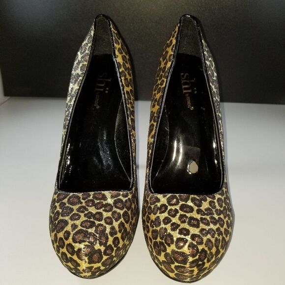 WOMEN"S ANIMAL PRINT STILETTOS PUMP SHOES - Picture 5 of 15